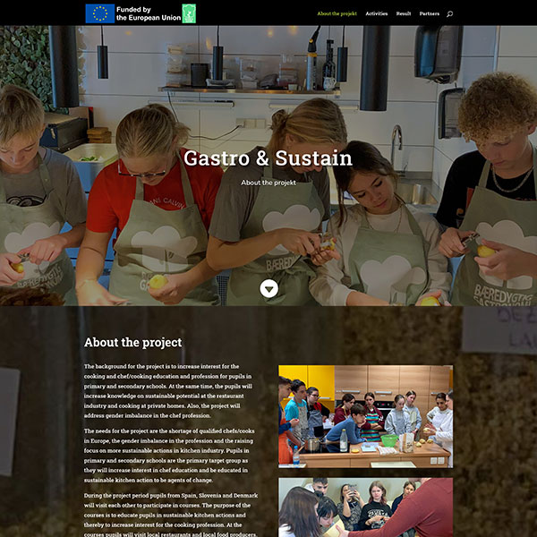 Et EU projekt der skal give børn og unge lyst til at lære at lave mad